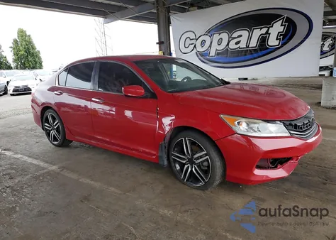 2016 Honda Accord Sport z USA, uszkodzony, nr VIN 1HGCR2F58GA13482